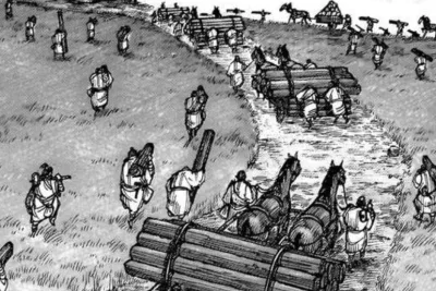 RAW ! Comparaison des Scènes du Chapitre 891 du Manga Kingdom Scan VF FR, La Bataille à la Frontière